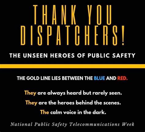 National Public Safety Telecommunicators Week Sheriffs Office Of