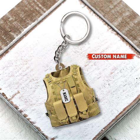 Marine Uniform Keychain Etsy