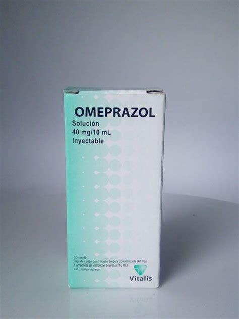 Omeprazol Vitalis Mg Ml Inyectable Distribuidora Disa