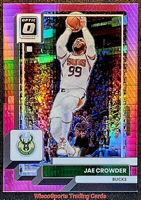 Jae Crowder Panini Donruss Optic Pink Hyper Prizm