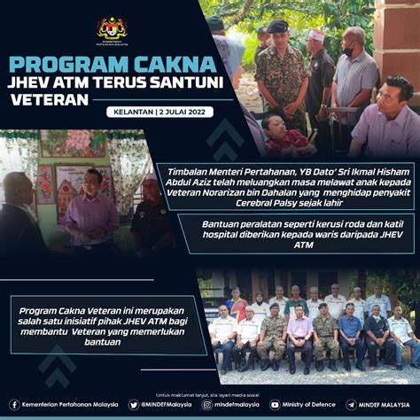 Mindef Malaysia On Twitter Program Cakna Jhev Atm Terus Santuni