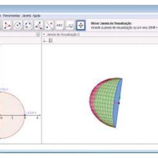 Exemplo de figura geométrica no software GeoGebra Download