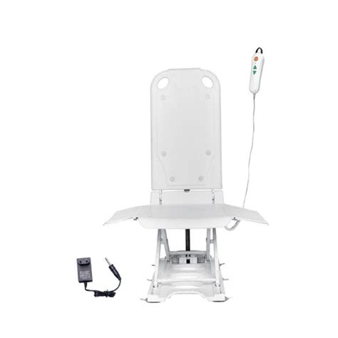 Household Electric Bath Chair Adjustable Bath Seat Anti Skid White