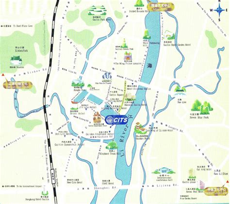 Guilin City Map - Guilin Guangxi China • mappery