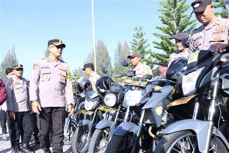 Kapolres Bener Meriah Cek Kelengkapan Kendaraan Dinas Personel WASPADA