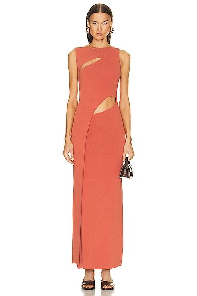 SIR Claude Shaped Bandeau Bikini Top In Tan Pink FWRD