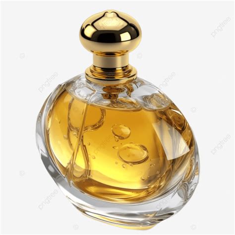 Perfume Bottle Perfume Liquid Yellow Transparent Thorn Gear Perfume