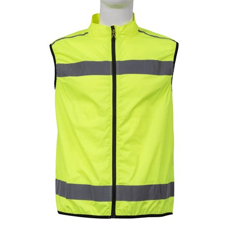 Reflective Work Vest High Visible Safety Vest Fluorescent Green Can Be Customized Logo China