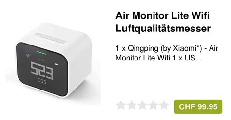 Qingping Air Monitor Lite CO2 Messgerät / Temperatur