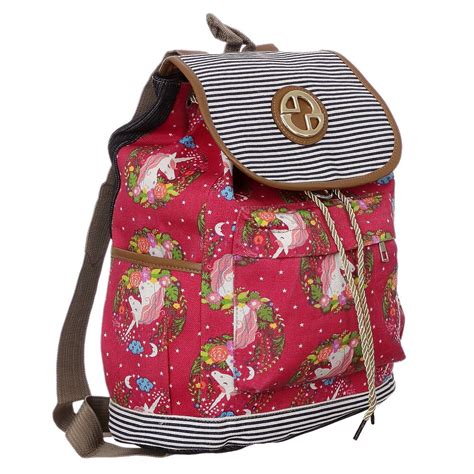 Mochila Escolar Feminina Estampa De Unic Rnio Compre Agora Feira Da