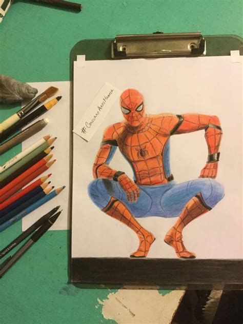 Dibujo De Spider Man Para El Concursoartemaster Dibujarte Amino