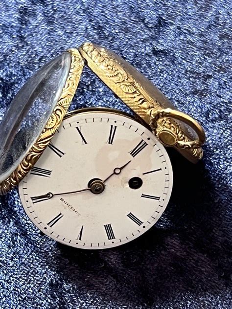 Proantic Oignon A Coq Pocket Watch In K Gold