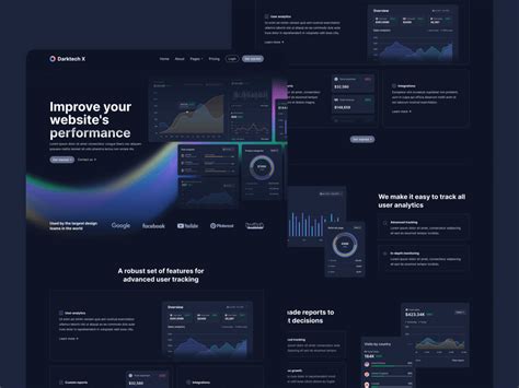 Dark Mode App Webflow Template Phone X BRIX Templates