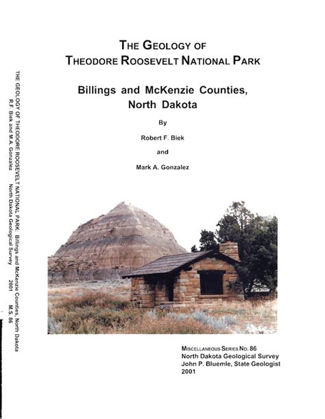 (PDF) Geology of Theodore Roosevelt National Park