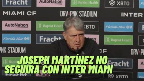 GERARDO TATA MARTINO Conferencia Post Partido INTER MIAMI 0 CHARLOTTE