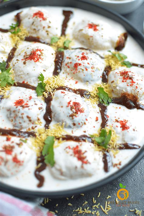 Soft Dahi Vada Dahi Bhalla Chaat Video Recipe Thebellyrulesthemind