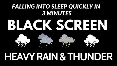 BEST HEAVY RAIN SOUND FOR SLEEP AND RELAX FALLING INTO SLEEP QUICKLY