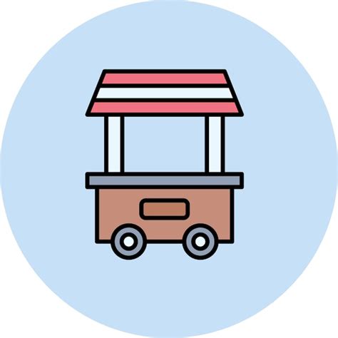 Premium Vector Food Cart Icon Vector Image Can Be Used For City Elements