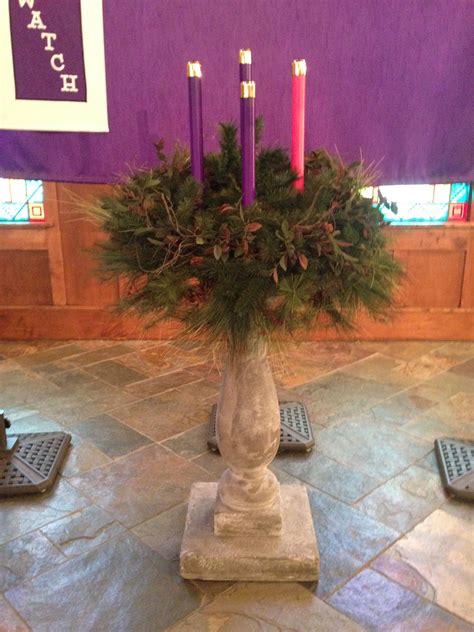 Saint Joseph Catholic Church Advent Wreath Advent Decorations Advent Church Decorations