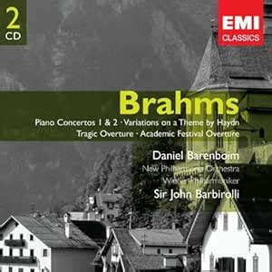 Brahms J Brahms Piano Concertos Nos Haydn Variations