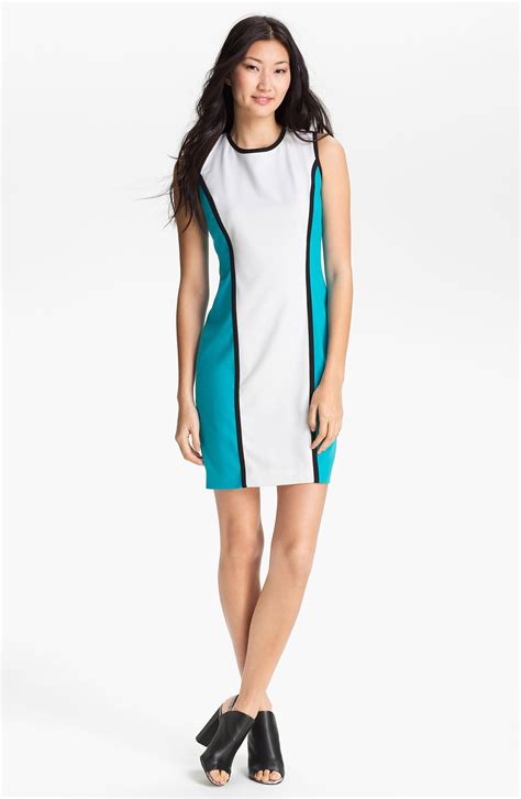 Calvin Klein Colorblock Sheath Dress Nordstrom