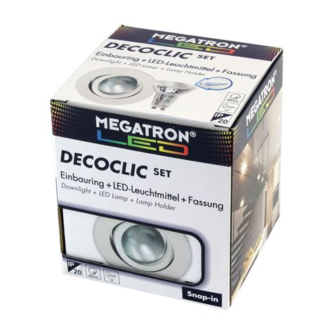 Led Kohdevalo Decoclic Set Gu W Valkoinen Nettilamppu Fi