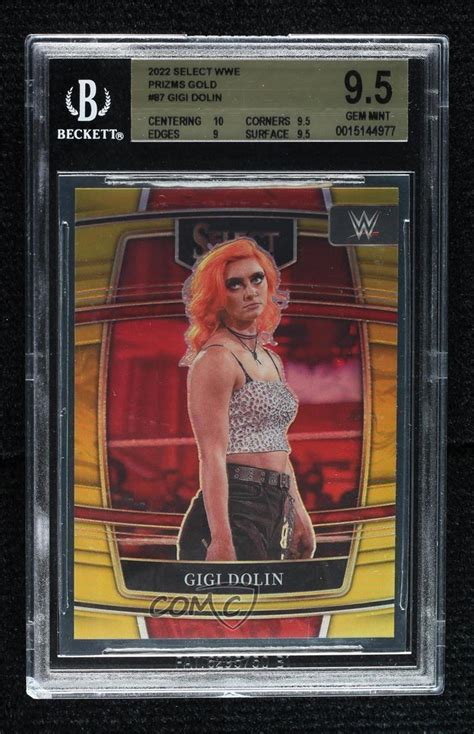 Panini Select Wwe Concourse Gold Prizm Gigi Dolin Bgs