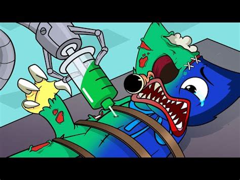 HUGGY WUGGY ZOMBIE ORIGIN STORY Cartoon Animation Poppy Playtime