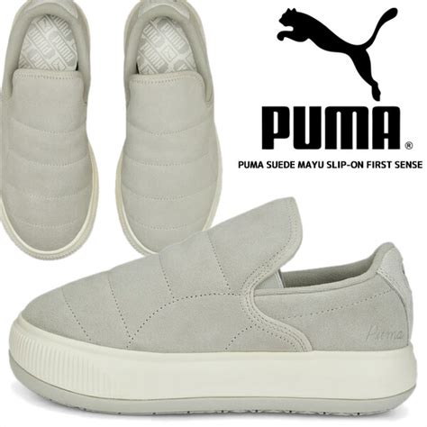 Puma Suede Mayu Slip On First Sense Grey Violet Marshmallow