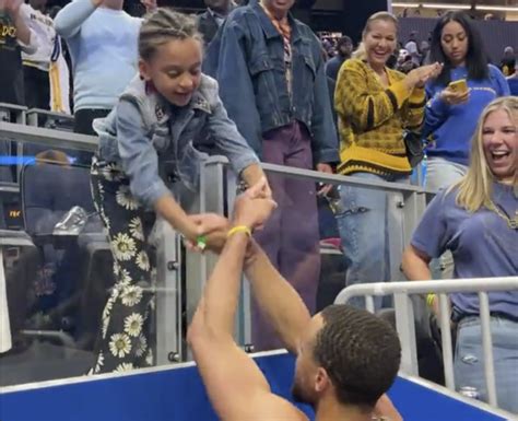 Stephen Curry Had An Adorable Moment With His Daughter Ryan After The Warriors Won The Series ...