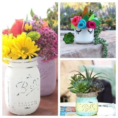 24 Fun Spring Mason Jar Crafts A Cultivated Nest