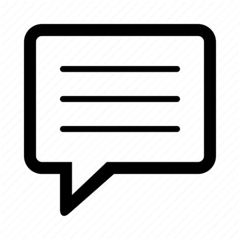 Bubble Chat Feedback Ios Message Speech Speech Bubble Icon