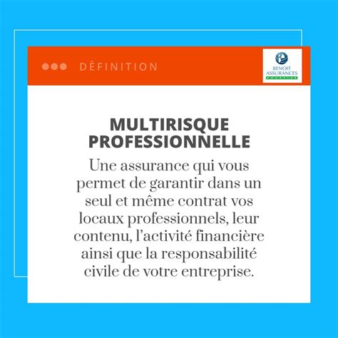 Une Assurance Multirisque Professionnelle Benoit Assurances