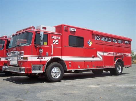 Lafd Hazmat Squad 95 Emergency Fire Fire Trucks Rescue Vehicles