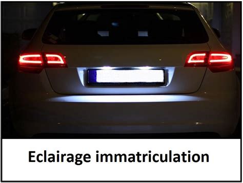 Leds Eclairage Plaque Immatriculation