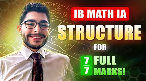 Ib Math Ia Structure Explained By A Alumnus Part Of Youtube