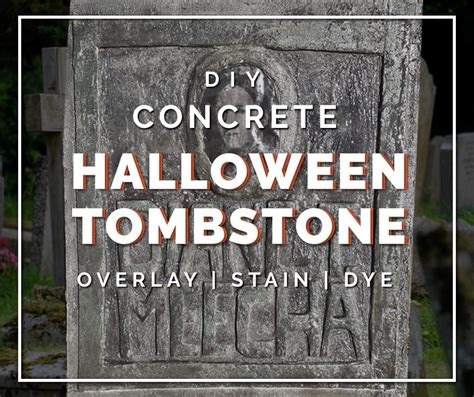 How to Make a DIY Halloween Tombstone