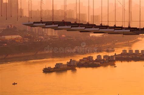 Bridge be in construction editorial stock image. Image of architecture ...