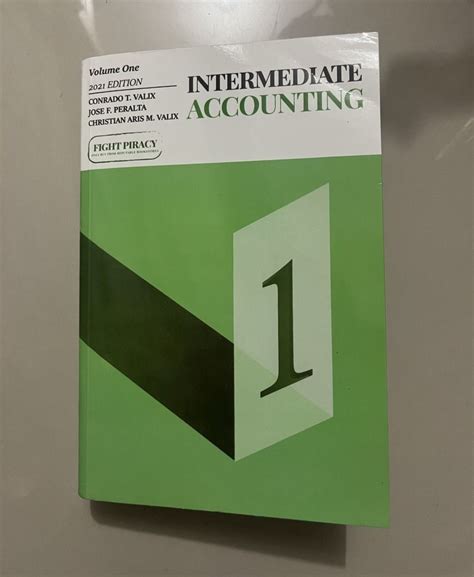 Intermediate Accounting 1 2021 Ed Valix Hobbies And Toys Books