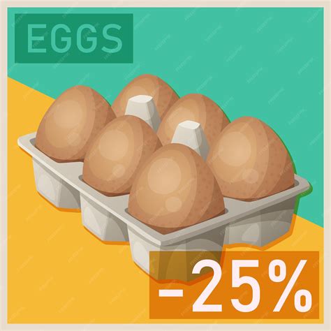 Premium Vector Eggs In Carton Illustration Cartoon Vector Design