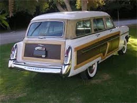 1953 Mercury Monterey White Woody Station Wagon Mercury Cars