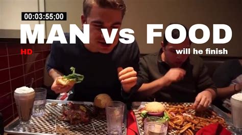 Watch This Now Big Toronto Burger Challenge Man Vs Food Youtube