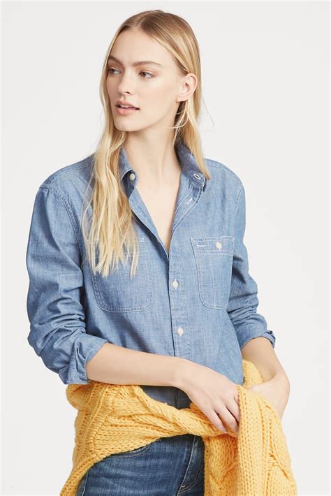 Polo Ralph Lauren Relaxed Fit Chambray Shirt Fall Denim Trends 2019