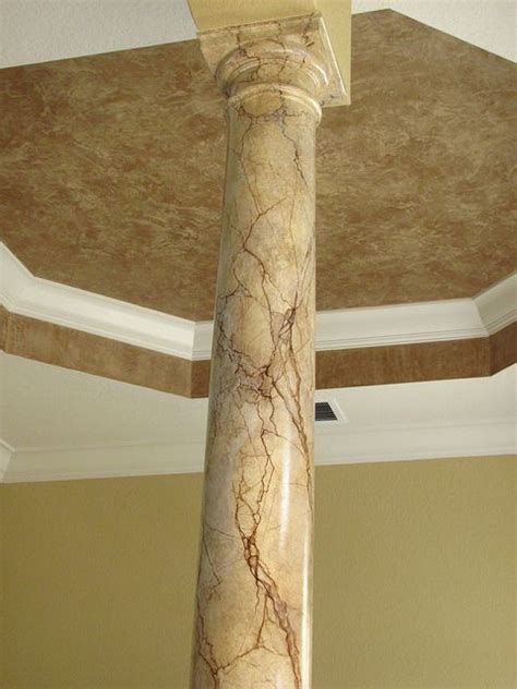 Faux Marble Columns Diy