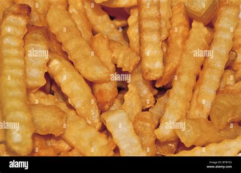 Crinkle Cut French Fries Hi Res Stock Photography And Images Alamy