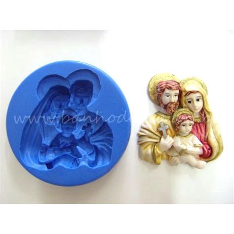 Molde De Silicone Sagrada Fam Lia M Para Biscuit Shopee Brasil