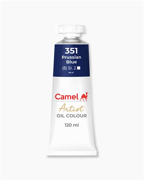 Buy Camel Artist Oil Colours Individual Tube Of Prussian Blue In 120 Ml