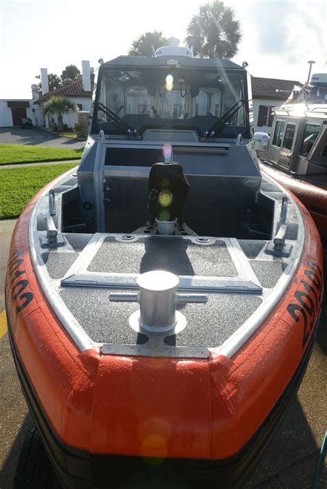 A Coast Guard 29 Foot Response Boat Small Sits On A NARA DVIDS