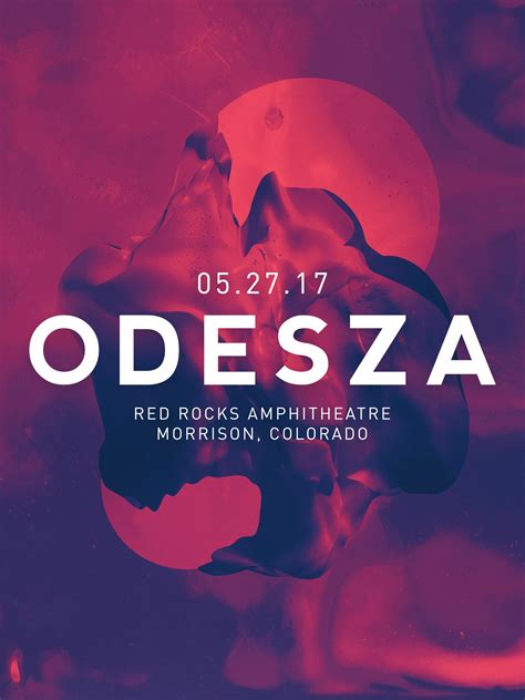 ODESZA On Twitter Pre Sale GA VIP Tickets For 05 27 17 At Red Rocks