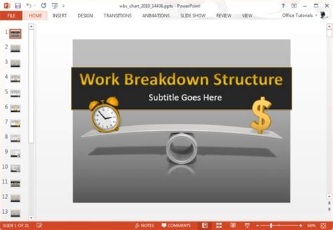 Animated WBS Template For PowerPoint And Keynote